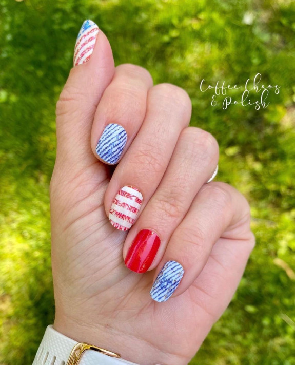 red, white and blue nails, 4th of july nails, patriotic nail designs, summer nails, patriotic nails, simple red and blue nails, fourth of July nails , patriotic nails 2022, red, white and blue french tip nails, simple red and blue nails, red and blue nails designs, red and blue acrylic nails, red and white nails