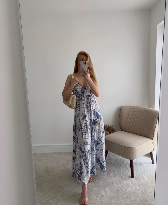 50 Cute Summer Dress Ideas to Wear in 2022 — Blue Print Long Dress