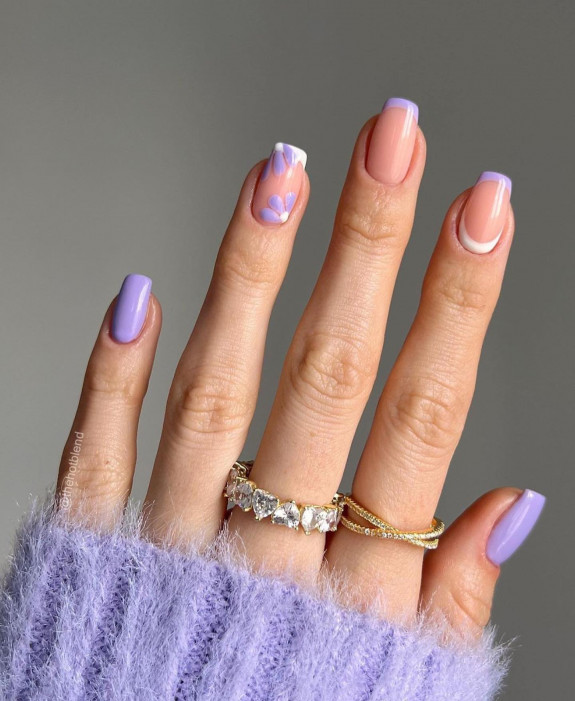 40 Best June Nail Designs — Lilac Flower & Polish Nails