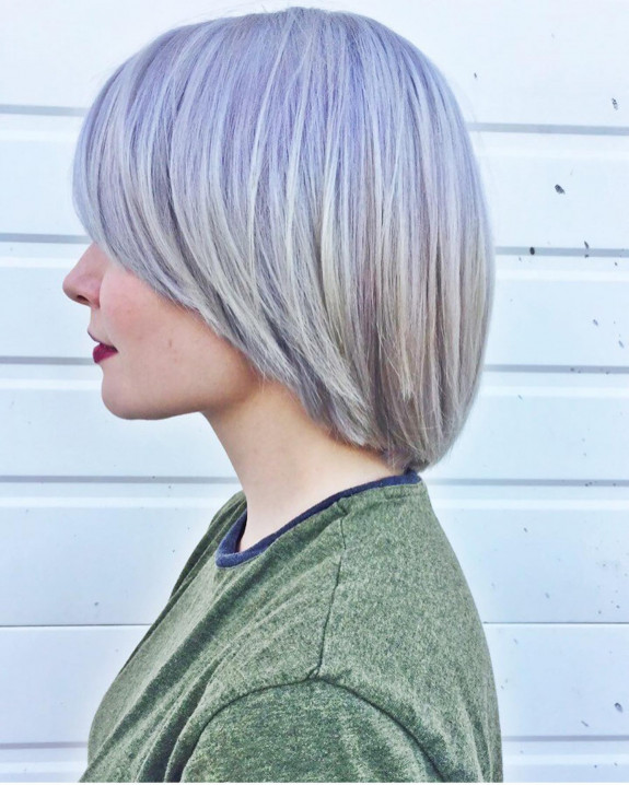 37 Best Pageboy Haircut Ideas 2022 — Silver Hair Pageboy Haircut