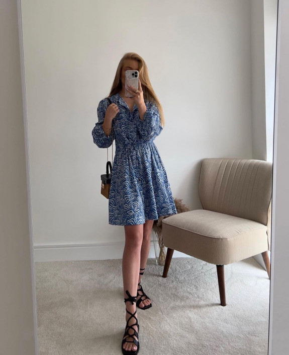 50 Cute Summer Dress Ideas to Wear in 2022 — Blue Wave Mini Dress