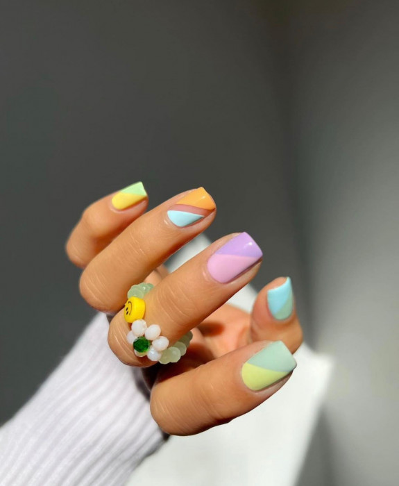 25 Nail art ete 2022 — Pastel Nails