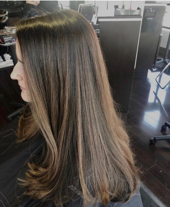 37 Mushroom Balayage Ideas — Brunette with Mushroom Brown