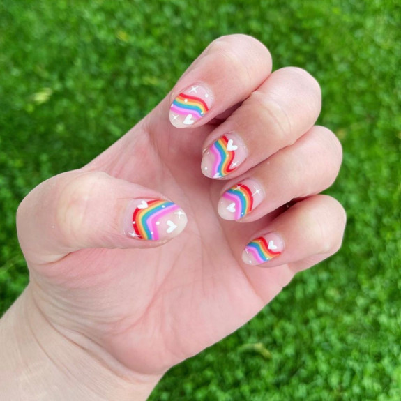 38 Pride Nail Ideas — Rainbow + Heart + Sparkle Nails