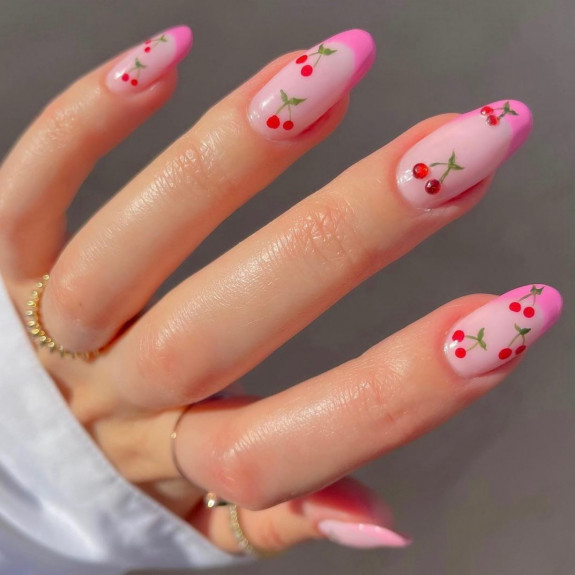 double french tip nails, cute french tip nail ideas, french nail designs 2022, cute french tip nail ideas, rainbow nails, french tip nails, red tip nails, skittle french tip nails, french tip nail designs for short nails, french tip acrylic nails, white french tip nails, modern french manicure, colored french tip nails