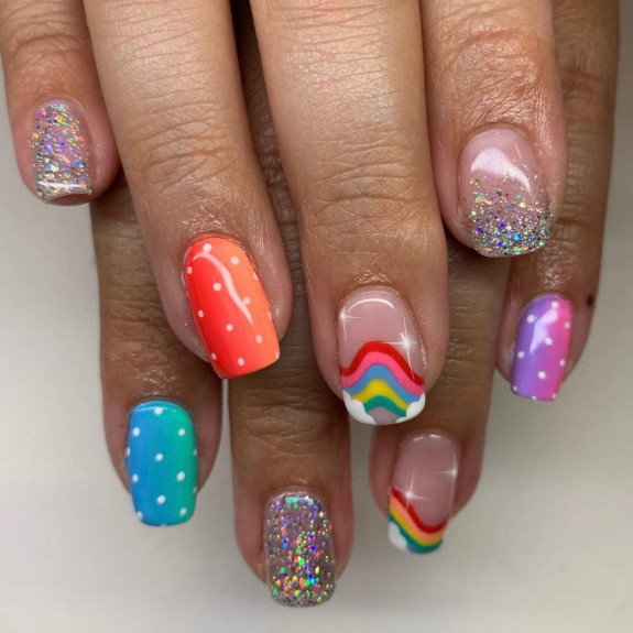 38 Pride Nail Ideas — Pick and Mix Pride Nails