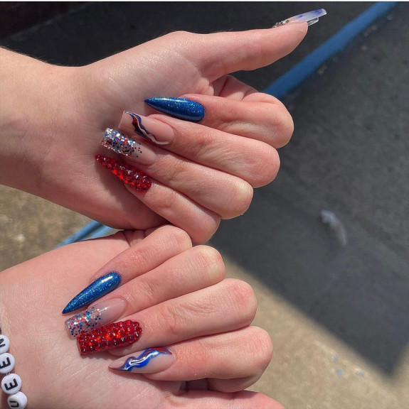 memorial day nail art designs, 4th of july nails, patriotic nails, memorial day nails, nails for 4th july, independent day nails, 4th of july day nail designs, patriotic nails, memorial day nails 2022, red, white and blue nails