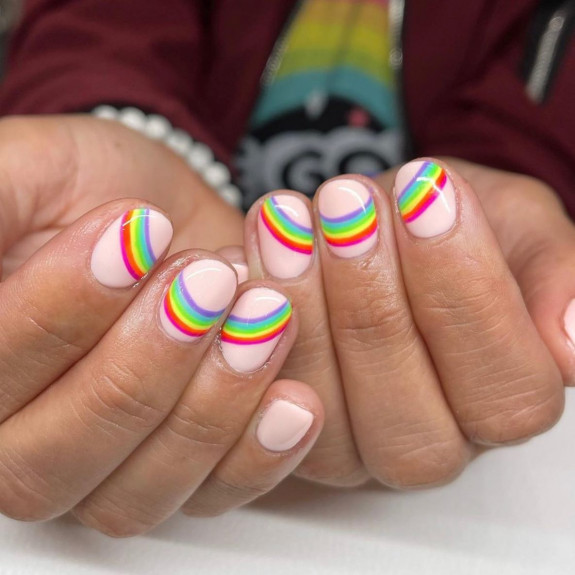 38 Pride Nail Ideas — Rainbow Pride Nails