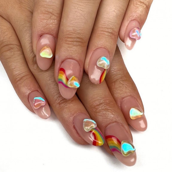 38 Pride Nail Ideas — Kawaii Rainbow Nails