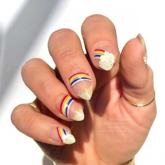 38 Pride Nail Ideas — Rainbow Natural Nails