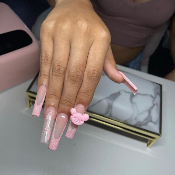 36 Gender Reveal Nail Ideas — It’s a Girl Nails