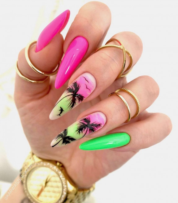 nail été 2022, nail art été 2022, summer nail art designs 2022, summer nail designs, summer nail colors, summer nails, acrylic, end of summer nail designs, summer nail designs 2022, bright summer nails, summer nails short, nail ete designs 2022, nail art ete 2022, nail ete ideas 