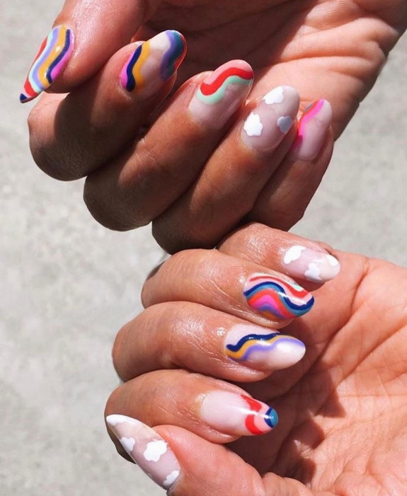 pride nails, pride nail polish, subtle bi pride nails, rainbow nails, pride nail ideas, subtle pride nails, simple pride nails, pride nails short, pride nails 20222, short pride nails, rainbow nail designs