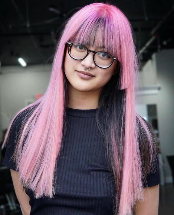 black and pink hair color, crazy hair colors, crazy hair color ideas for women, crazy hair colors for short hair, crazy hair colors for pale skin, crazy hair colors for dark hair, crazy hair ideas, hair color ideas for brunettes, hair color ideas 2022, under hair color ideas, ombre hair colors