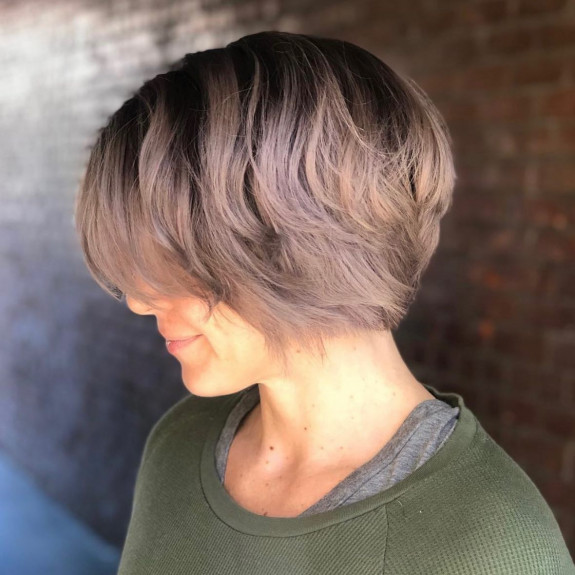 25 Best  Brown Lavender Hair Color Ideas — Bixie Haircut