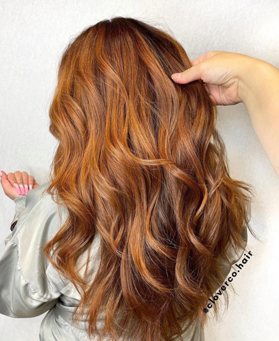 33 Ginger Brown Hair Color Ideas — Ginger Brown Highlights