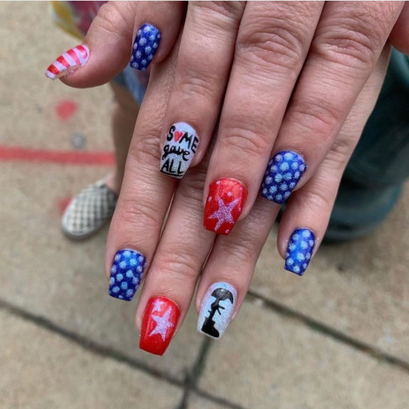 cute memorial day nail art designs, patriotic nails, memorial day nails 2022, 4th of july nails, memorial day nail colors, patriotic nails, memorial day nails, nails for 4th july, independent day nails, cute memorial day nails, 4th of july day nail designs, red, white and blue nails