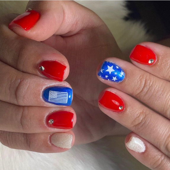 cute memorial day nail art designs, patriotic nails, memorial day nails 2022, 4th of july nails, memorial day nail colors, patriotic nails, memorial day nails, nails for 4th july, independent day nails, cute memorial day nails, 4th of july day nail designs, red, white and blue nails