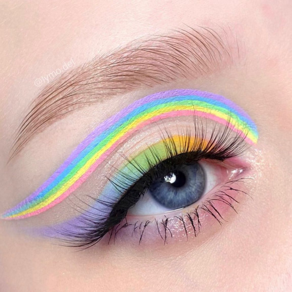 32 Pride Makeup Looks — Unicorn Rainbow Makeup