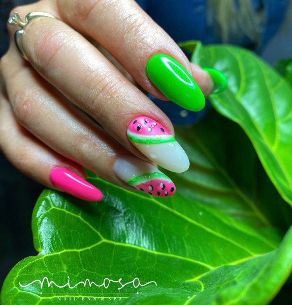 watermelon nails, watermelon nails easy, watermelon tip nails, pink watermelon nails, watermelon acrylic nails, watermelon nails toes, watermelon nails coffin, summer nail trends 2022, watermelon nails long, watermelon ombre nails, watermelon french tips, summer nails 2022, watermelon nails design, watermelon nails 2022, fruity nails