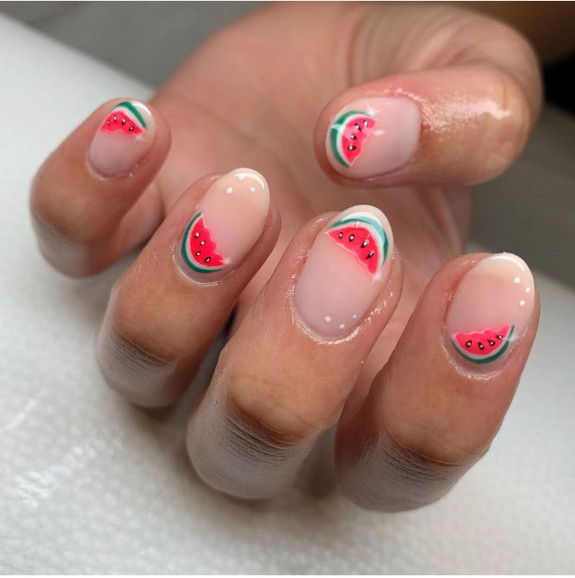 40 Watermelon Nails Designs — Cute Watermelon Nails