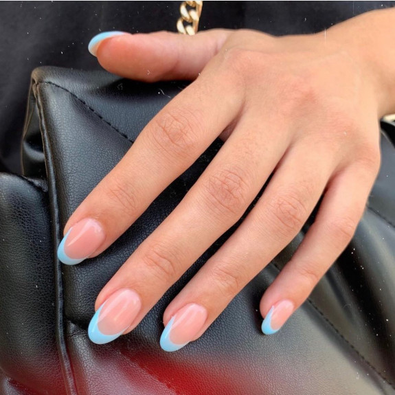 sky blue french tip nails, blue sky french tip nails, blue sky nails, french tip sky blue nails, french tip nails sky blue, french tips sky blue, sky blue nails, sky blue nails french tips, sky blue french tip nails square, light blue french tip nails, light blue french tip nails almond, french tip sky blue 1 inch