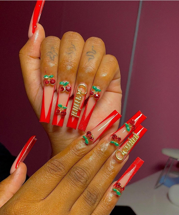 summer red nails, red nails, red nails designs, dark red nails, swirl red nails, red nails 2022, summer red nails 2022, red nails ideas, best summer red nail polish, summer red nail designs, summer red nail polish, summer nails 2022, red nail designs 2022, nail colors for summer 2022