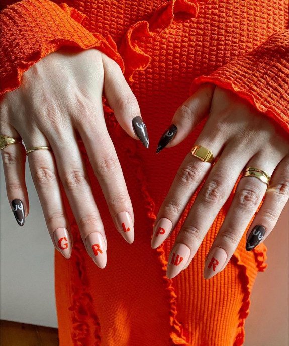 27 Feminist Nail Designs — Girl Power Nails