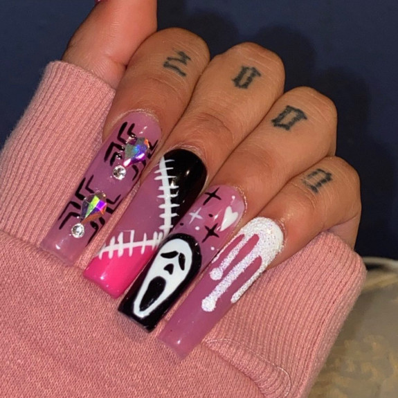 40 Halloween Nails in 2022 — Birthday Halloween Nails