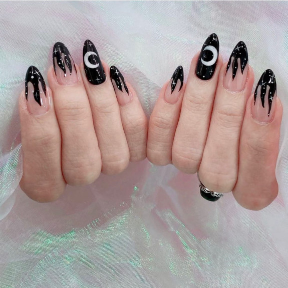 40 Halloween Nails in 2022 — Black Spooky Nails