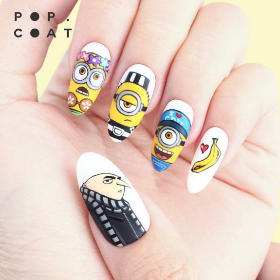 31 Cute Minion Nails — Despicable Me 3 Nails