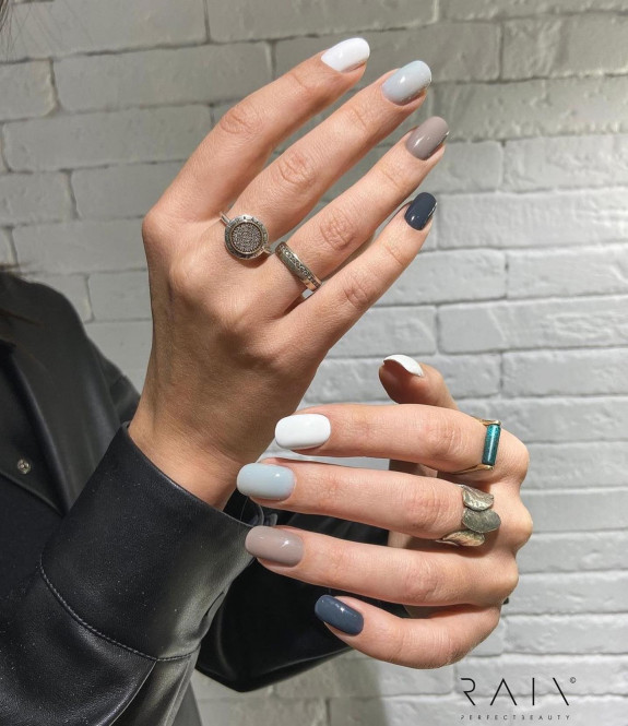 40 Trendy Fall Nails in 2022 — Skittle Short Nails