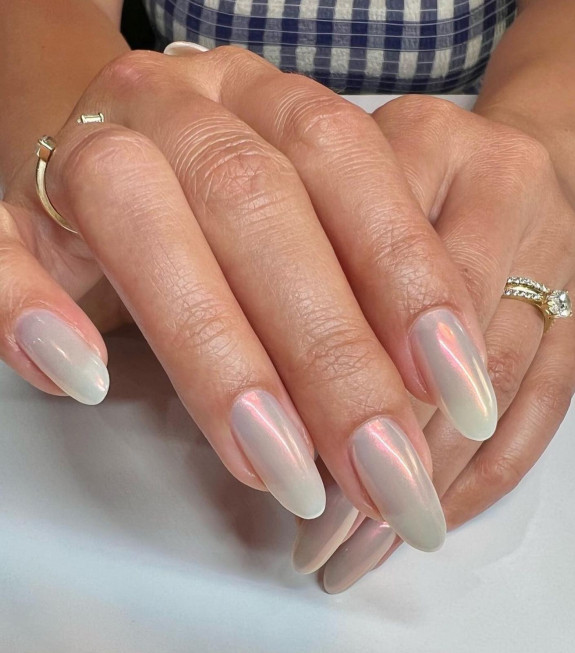 21 Glazed Donut Nails — Pearl Long Nails