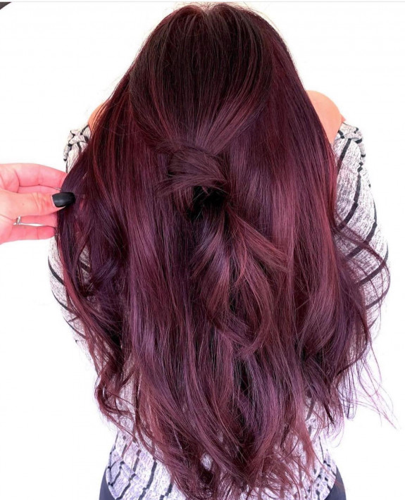 30 Black Cherry Hair Color Ideas — Cherry-Pink Black Hair