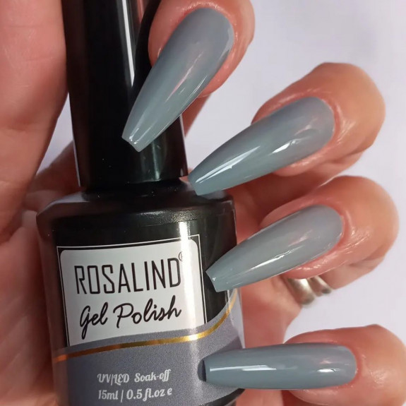 35 Gray Nail Designs For 2022 — Gray Acrylic Coffin Nails