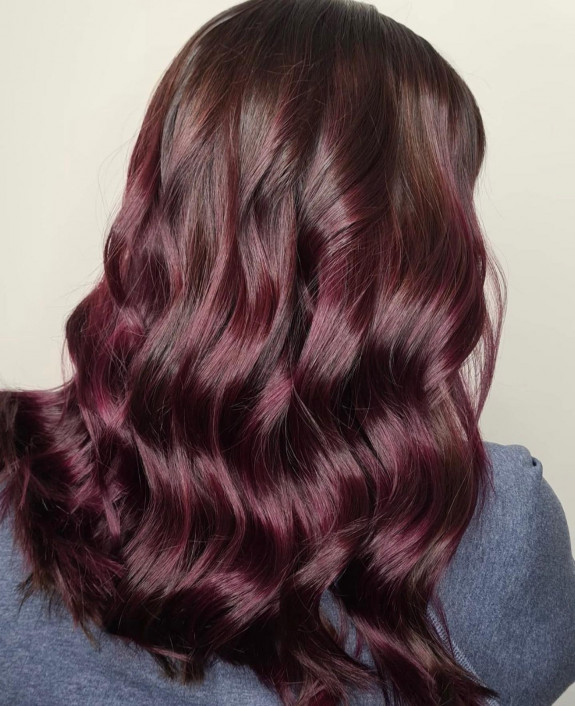 30 Black Cherry Hair Color Ideas — Glossy Cherry Hair