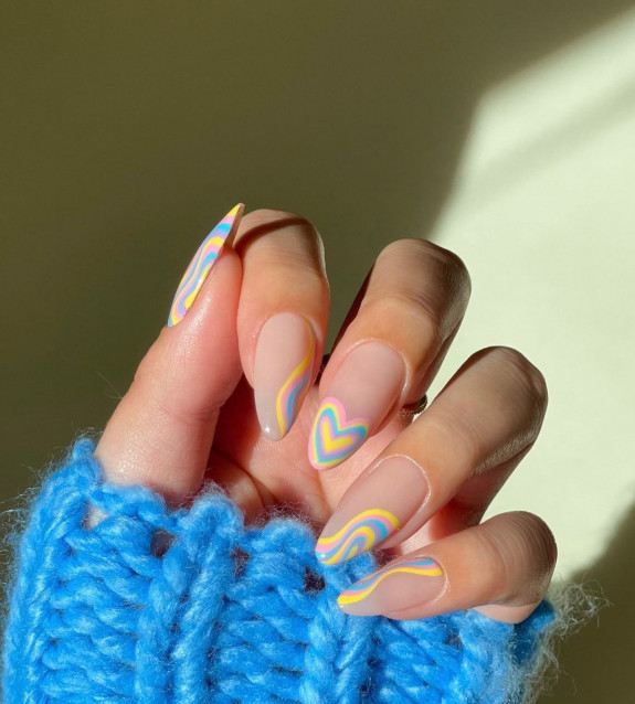 34 Cute Summer Nail Ideas — Aesthetic Heart Nails