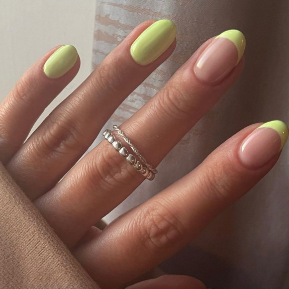 30 Lime Green Nail Ideas — Green Tip Nails