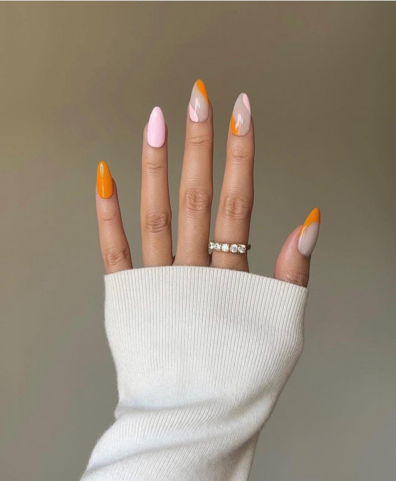 summer nails, swirl nails, bright summer nails, nail art designs, august nails, summer nails designs, summer nails pink, summer nails 2022, nail trends 2022, short summer nails 2022, summer gel nails 2022, summer nails 2022 acrylic, summer nails 2022 colors