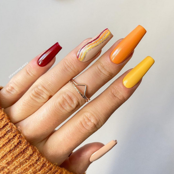 34 The Best Fall Nail Trends For 2022 — Different Fall Color Nails