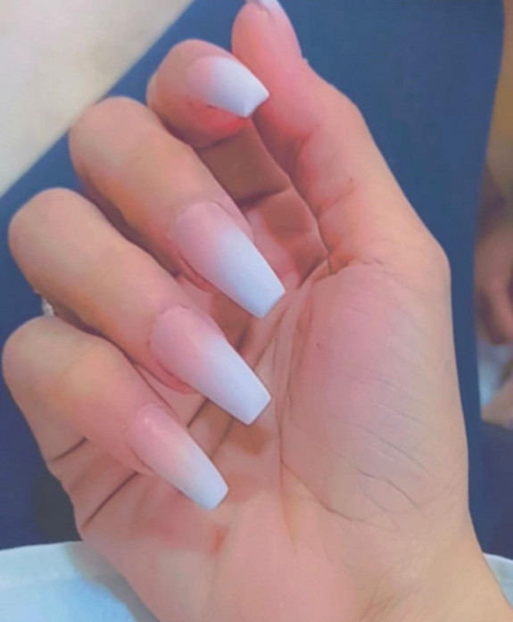 26 Plain Acrylic Nails in 2022 — Ombre Matte Nude Nails