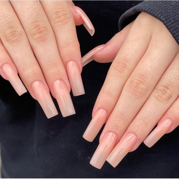 26 Plain Acrylic Nails in 2022 — Acrylic Nude Nails