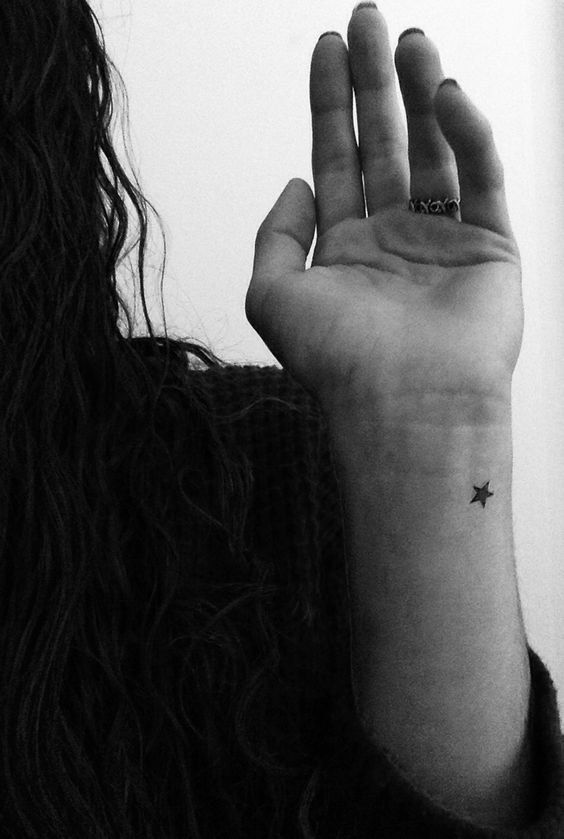 30 Small Tattoos Ideas — Star Wrist Tattoo