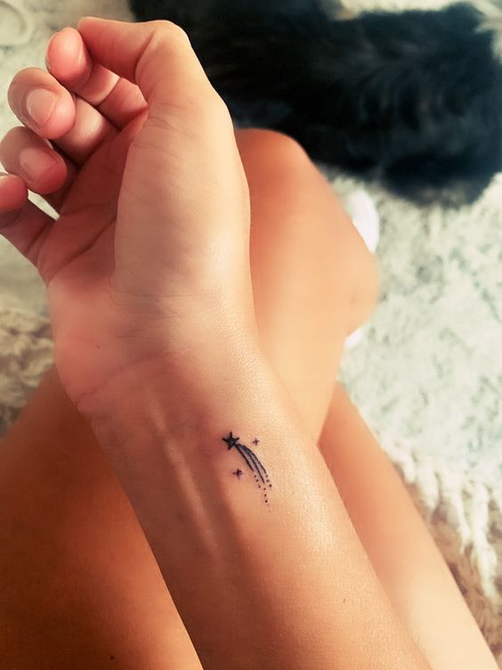 30 Small Tattoos Ideas — Shooting Star Tattoo