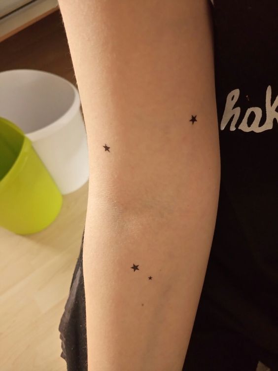 30 Small Tattoos Ideas — Tiny Star Arm Tattoo