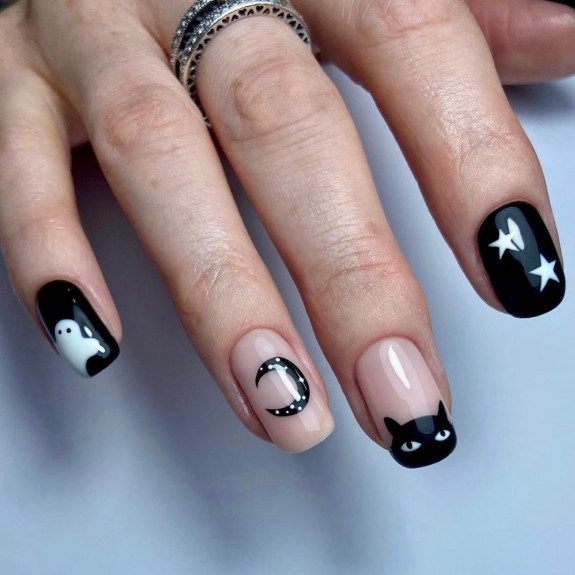 37 Cute Halloween Nails Ideas in 2022 — Black Magic Nails