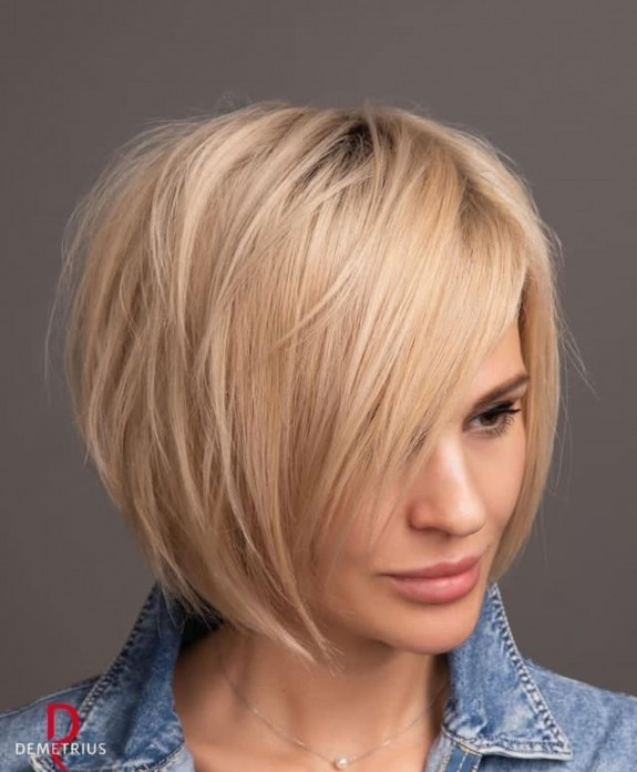 28 Trendy Bixie Haircut Ideas — Golden Blonde Bixie Haircut