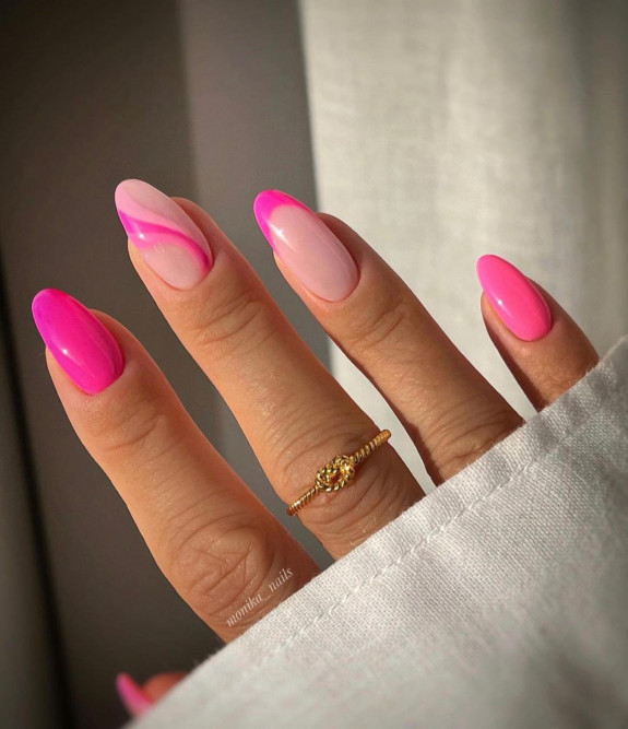 43 Late Summer Nails — Pink Nails Design