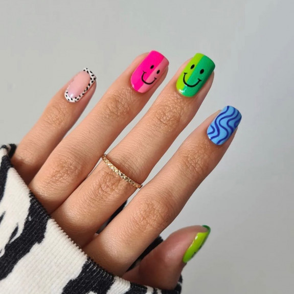 31 Cute September Nail Ideas — Mix and Match Fun Nails