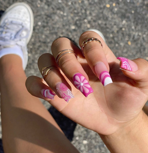 31 Cute September Nail Ideas — Pink Nails Art